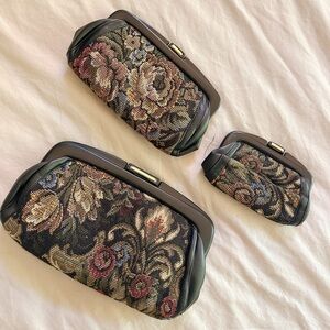 American Vintage Floral Clutch